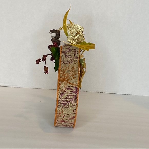 Autumn Blessings Sliced Log Pumpkin - Picture 4 of 4